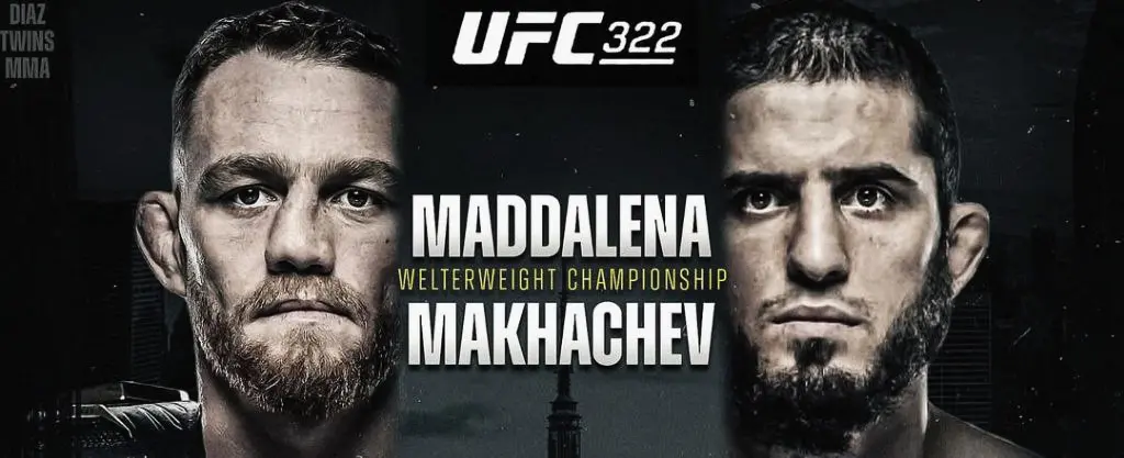 Ислам махачев и джек делла маддалена ufc 322